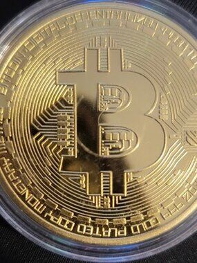 Metal Novelty Cryptocurrency Crypto Physical Commemorative Coin